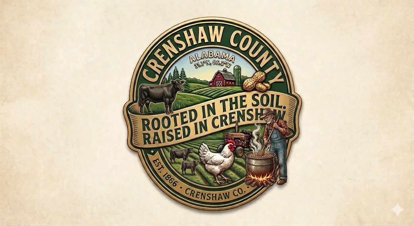 shop Crenshaw County Apparel and items to show your pride in Crenshaw County