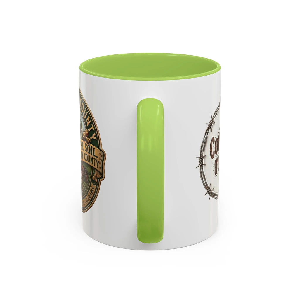 Crenshaw County Accent Coffee Mug — Local County Coffee Cup (11/15 oz) Printify