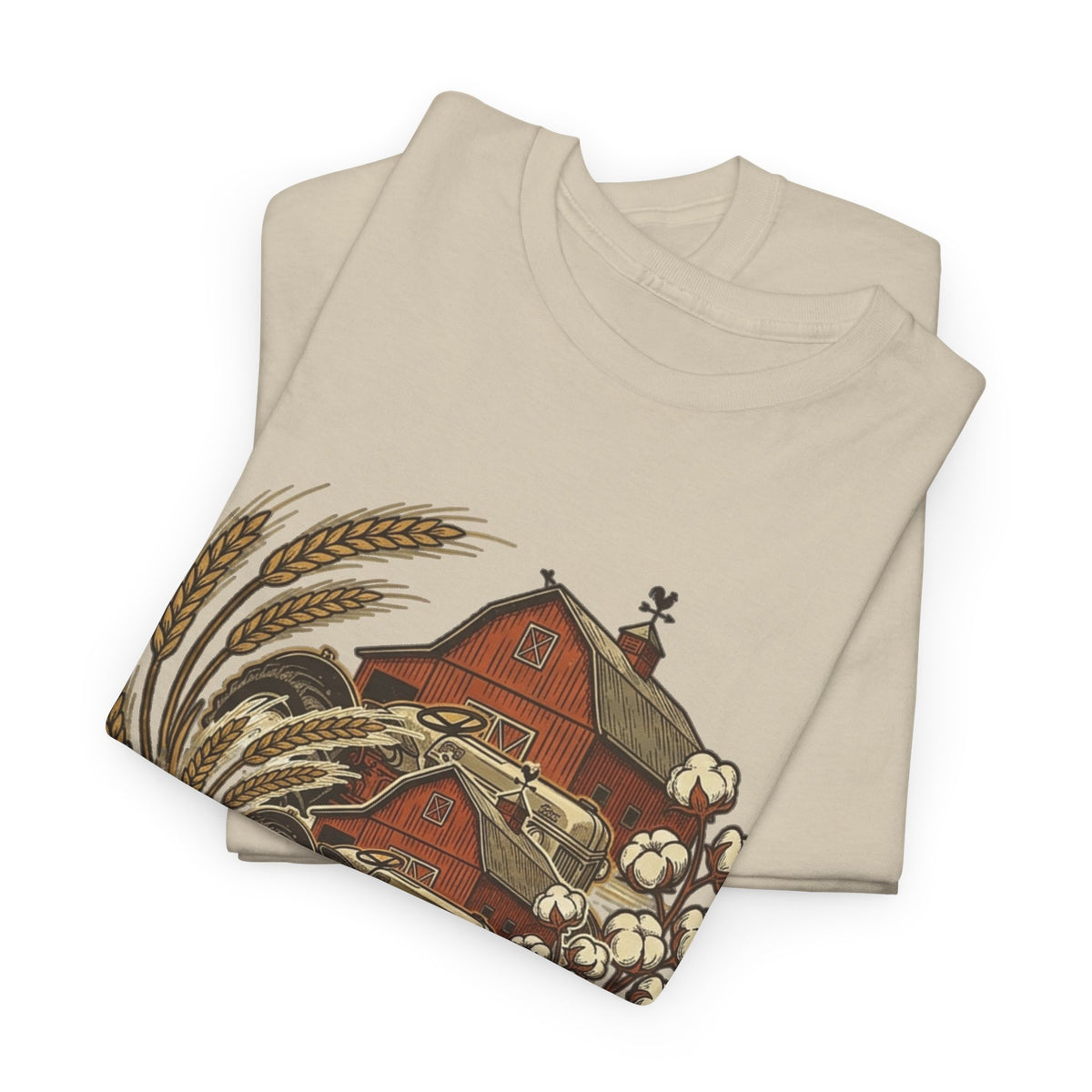 "Raises on Dirt and Diesel"  Farmhouse T-Shirt
