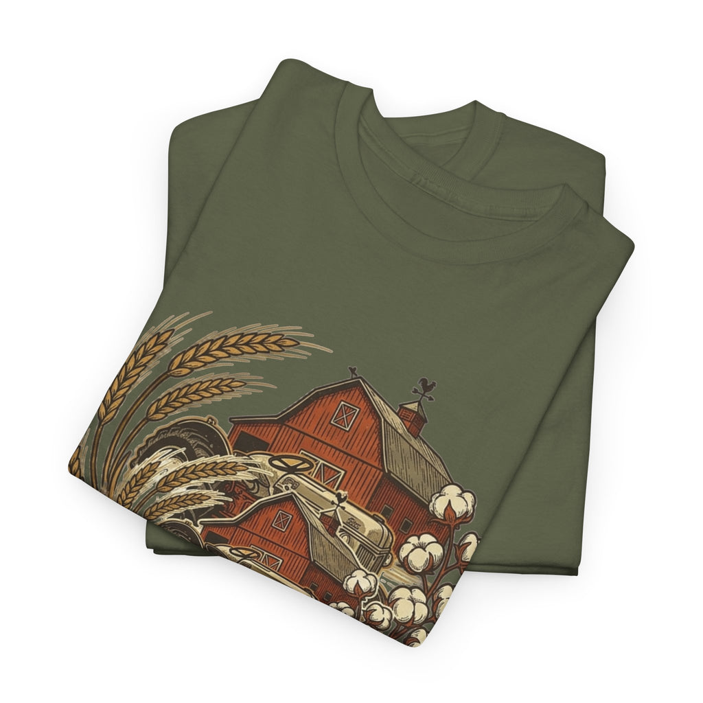"Raises on Dirt and Diesel"  Farmhouse T-Shirt