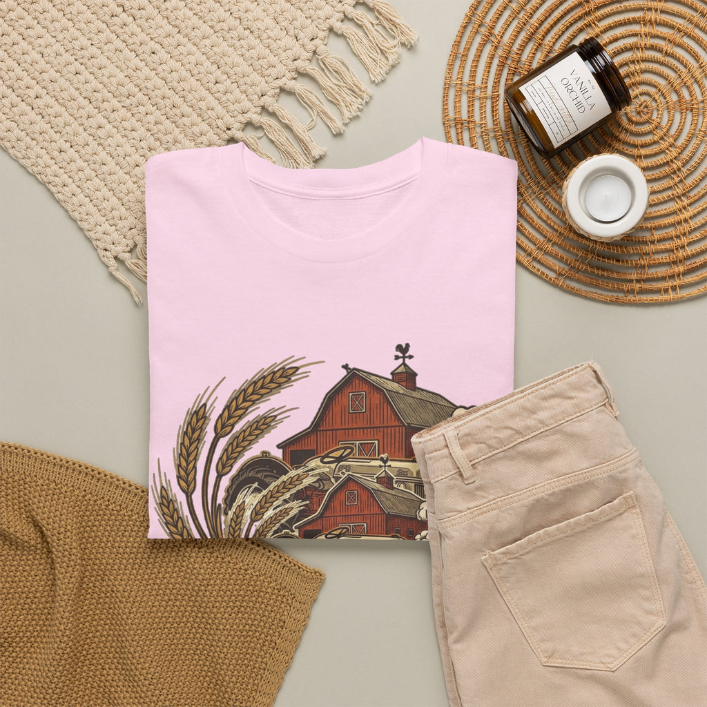 "Raises on Dirt and Diesel"  Farmhouse T-Shirt