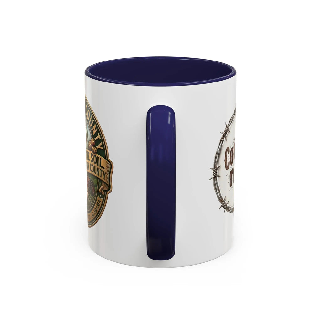 Crenshaw County Accent Coffee Mug — Local County Coffee Cup (11/15 oz) Printify