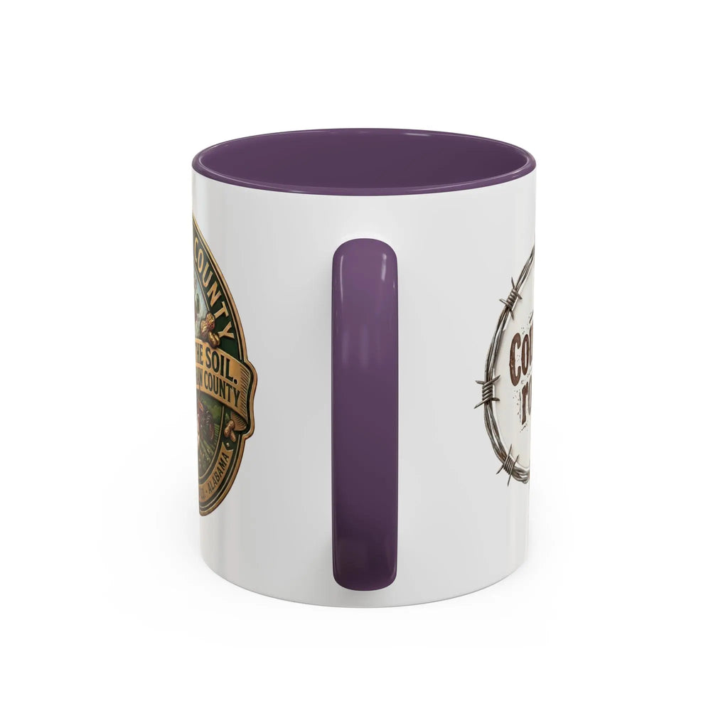 Crenshaw County Accent Coffee Mug — Local County Coffee Cup (11/15 oz) Printify