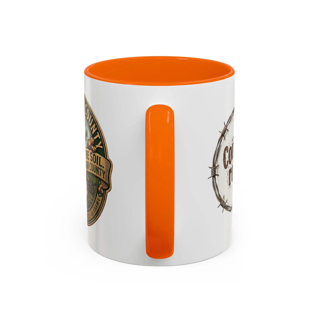Crenshaw County Accent Coffee Mug — Local County Coffee Cup (11/15 oz) Printify
