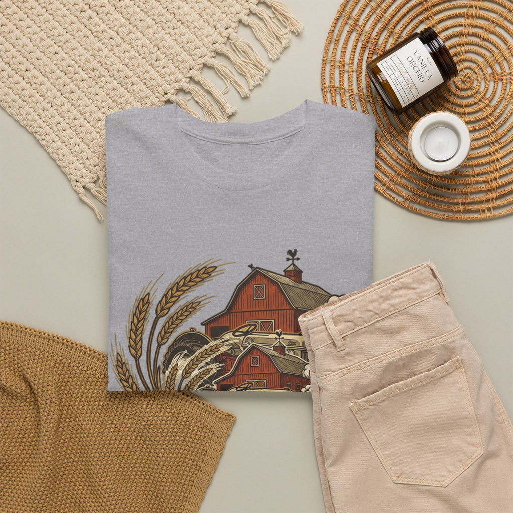 "Raises on Dirt and Diesel"  Farmhouse T-Shirt