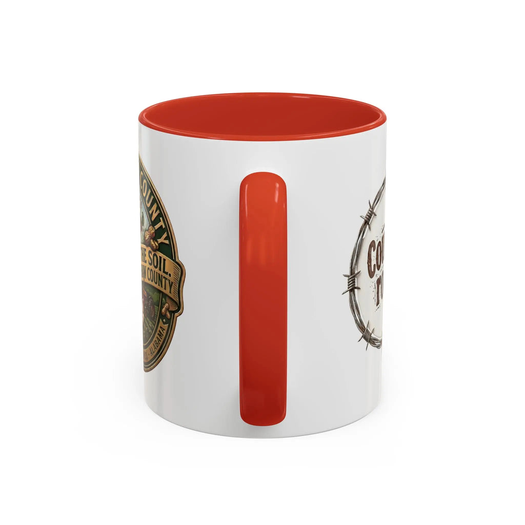 Crenshaw County Accent Coffee Mug — Local County Coffee Cup (11/15 oz) Printify