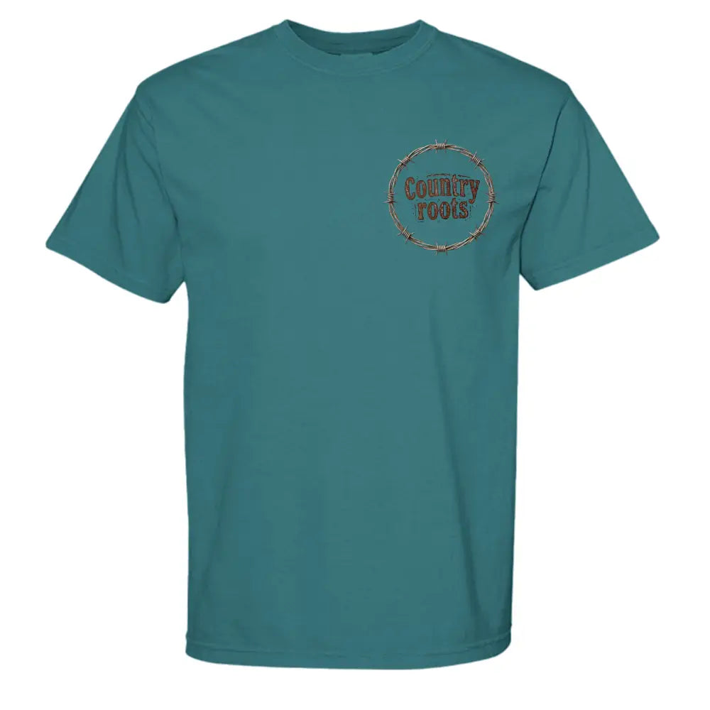 Beekeeper Graphic T-Shirt – Rustic Country Honeybee Tee - EMERALD / S / Comfort Colors C1717 Adult 6.1 oz. T-Shirt