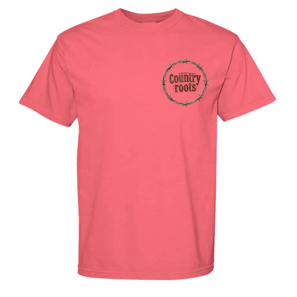 Beekeeper Graphic T-Shirt – Rustic Country Honeybee Tee - PAPRIKA / S / Comfort Colors C1717 Adult 6.1 oz. T-Shirt
