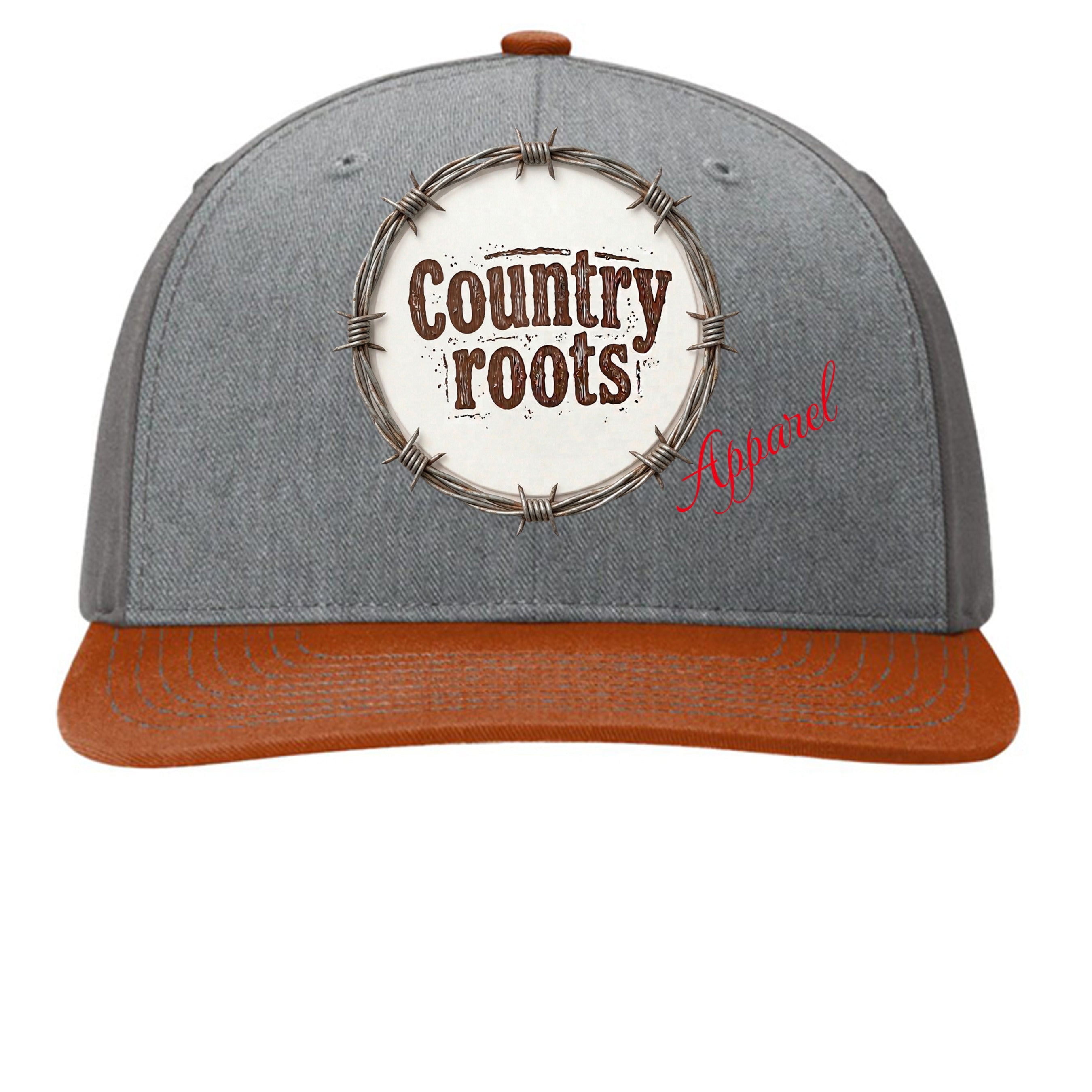 Heather Grey/ Charcoal/ Dark Orange - 312 - FRONT