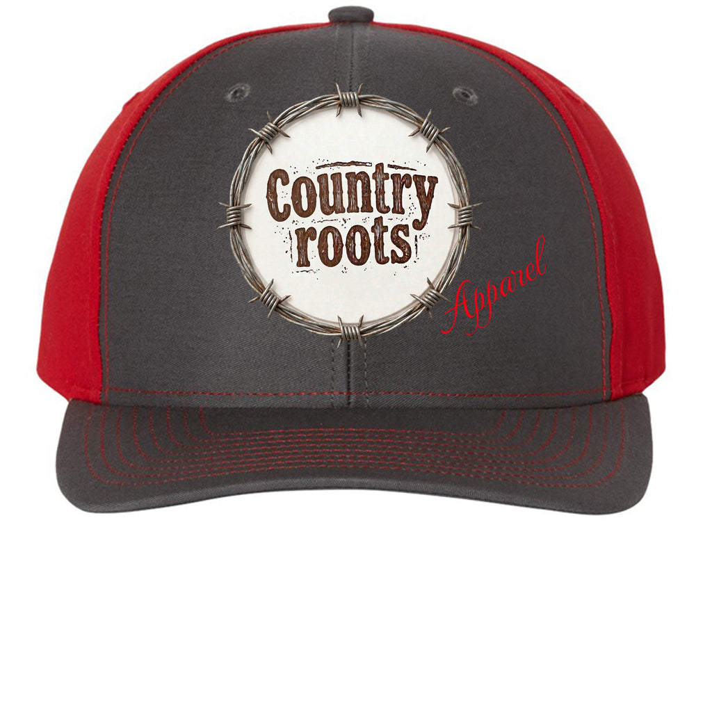 Charcoal/ Red - 312 - FRONT
