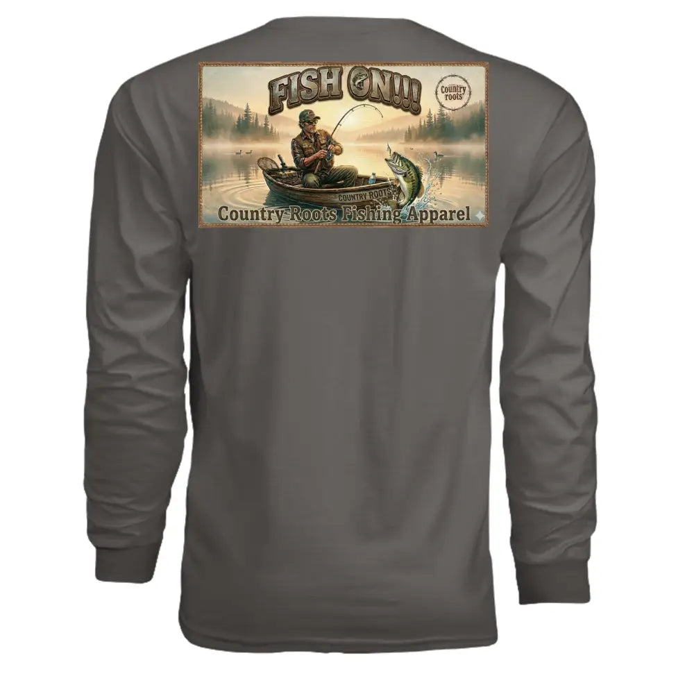 Fish ON outdoor fishing gear T shirt - T-Shirt