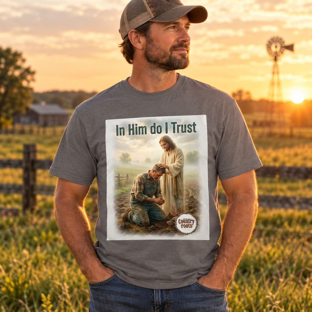 In Him Do I Trust - Faith in Jesus Graphic T-Shirt
