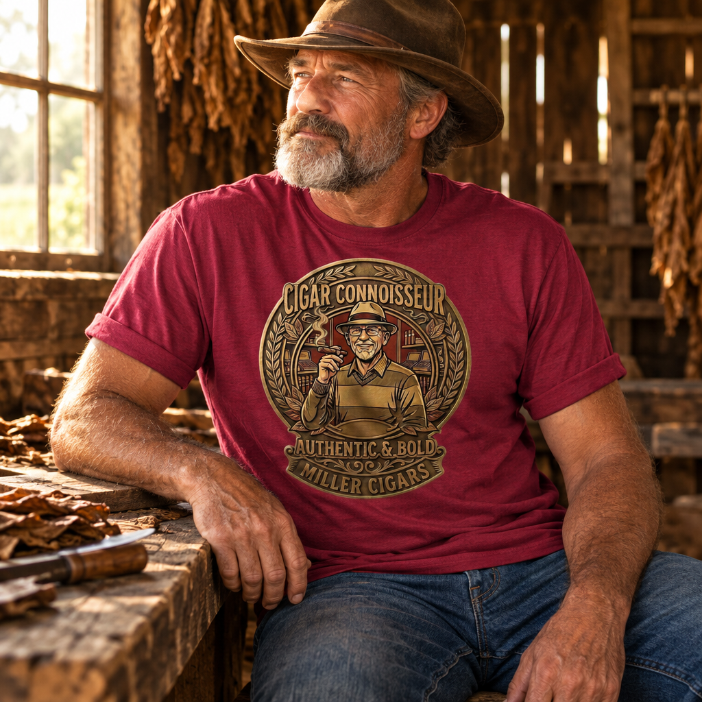 Miller Cigars Country Graphic T-Shirt