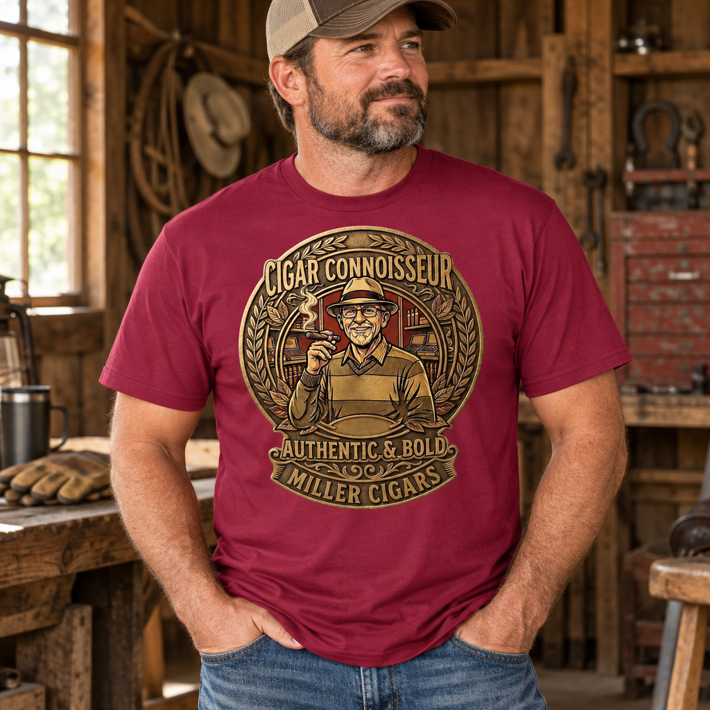 Miller Cigars Country Graphic T-Shirt