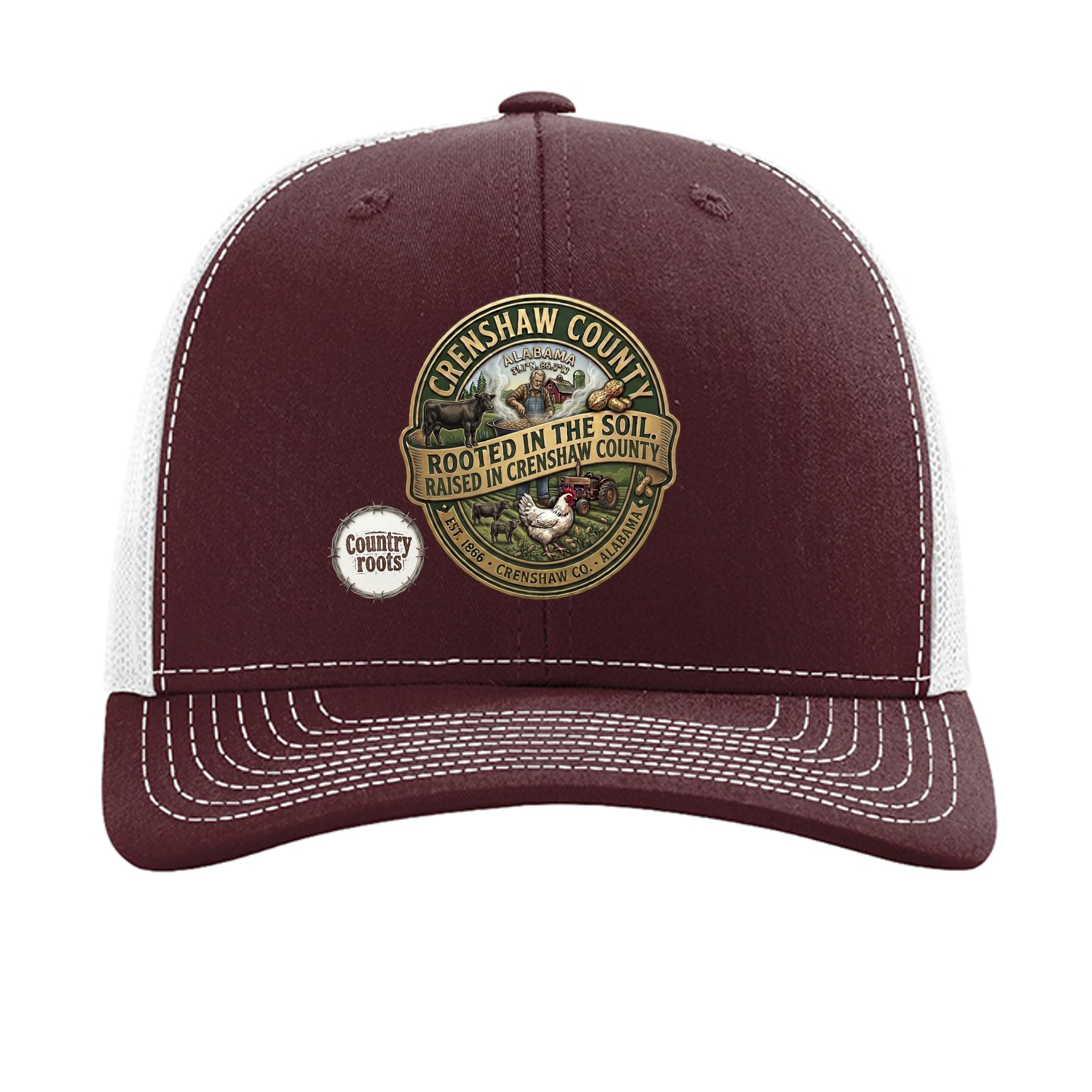 Maroon/ White - 112 - FRONT