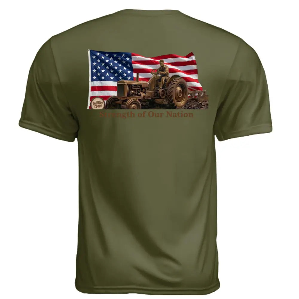 Strength of Our Nation Graphic T-Shirt – Patriotic Country Tee - T-Shirt